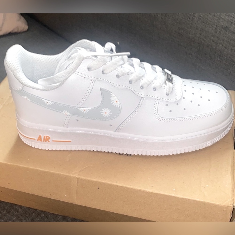 custom nike air force 1s with flowers